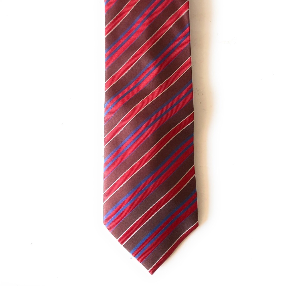 Mario Caldi Neck tie Silk Made in Italy Red